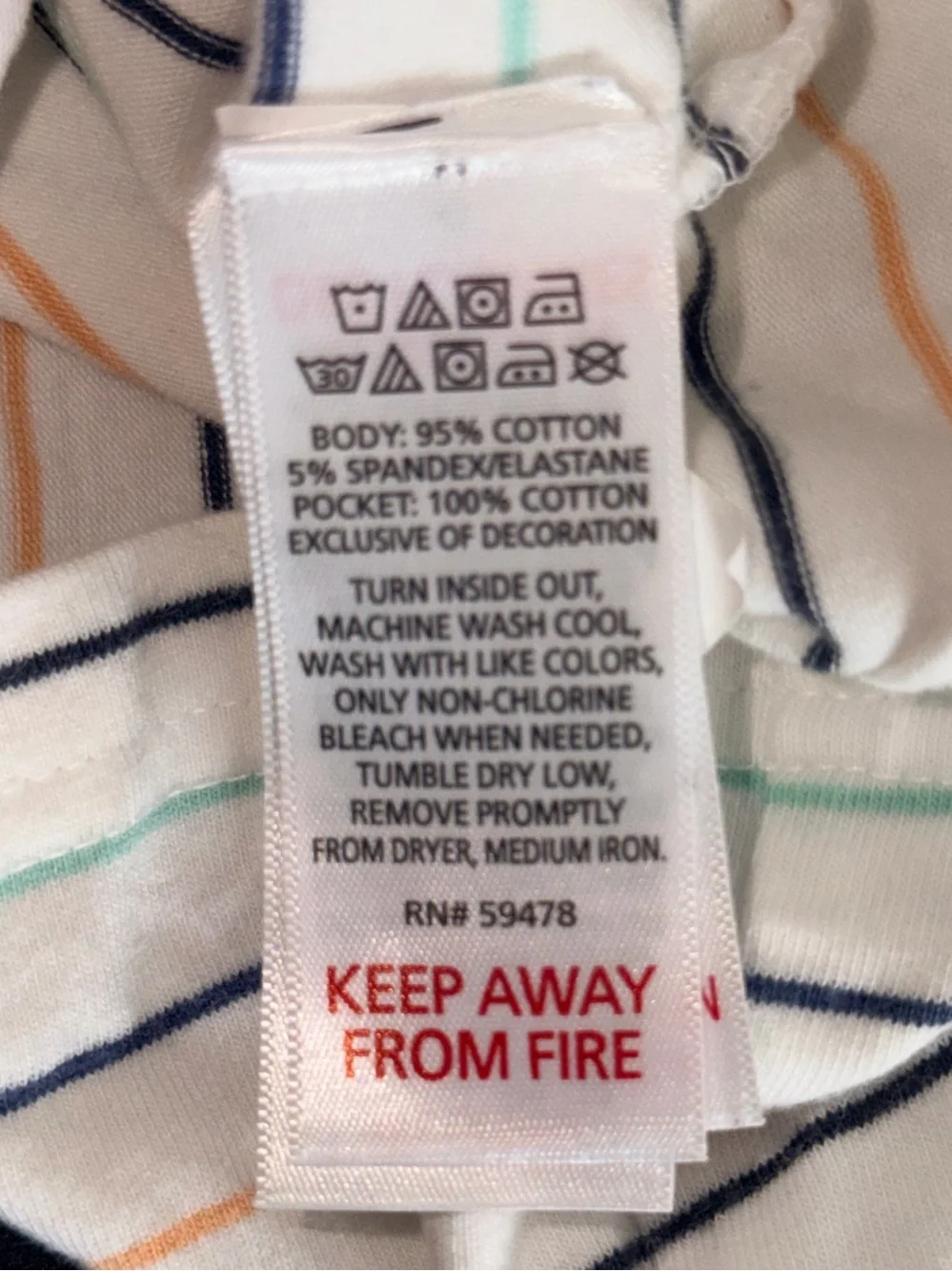 Tommy Bahama Baby Boys Set Of Two T-shirts Orange White Striped Size 12 Months